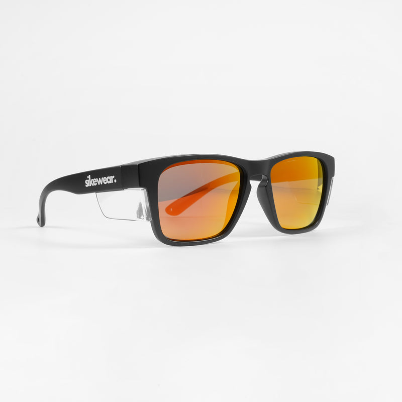 Strikers (Matte Black + Orange)